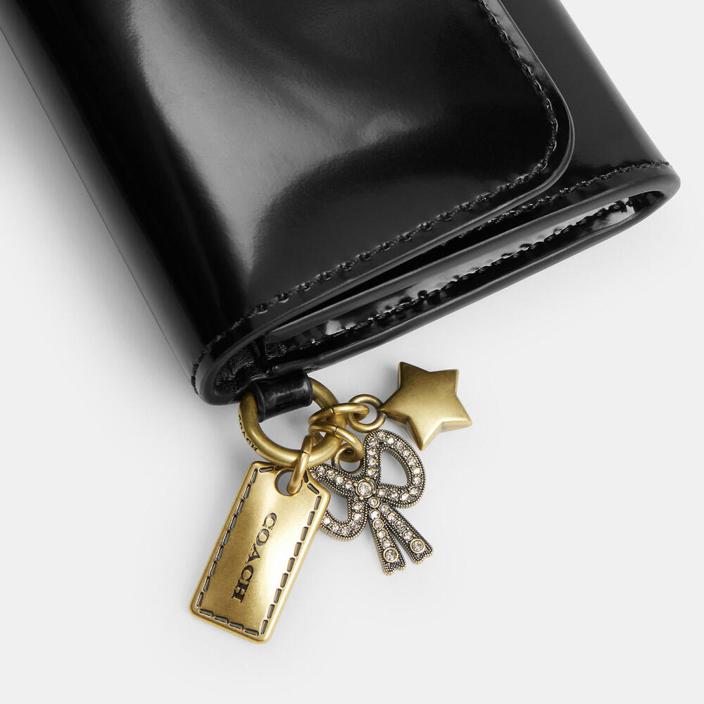 Coach Essential Flap Card Case With Charms - Picture 3 of 8
